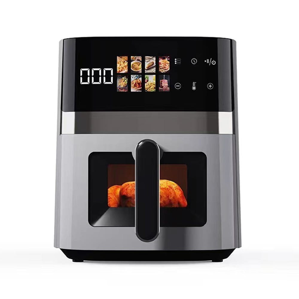Vizuální digitální vzduchový fritéza s vysokým rozlišením